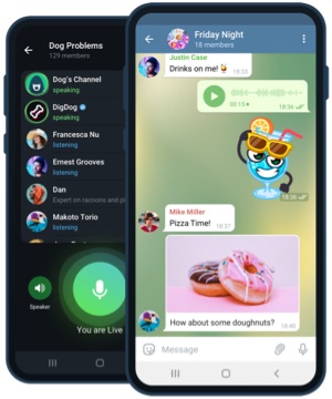 Telegram для Android — знімок екрана